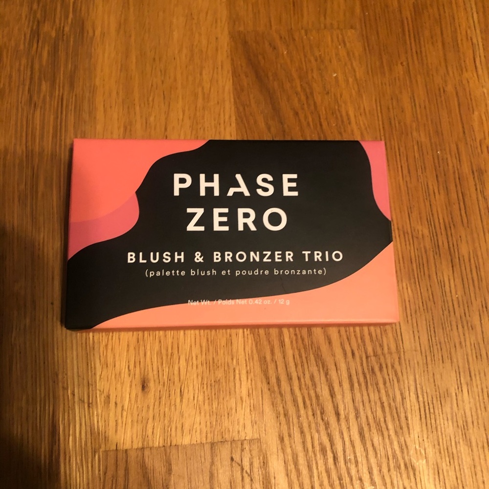 SOLD Phase Zero Blush & Bronzer Trio Palette